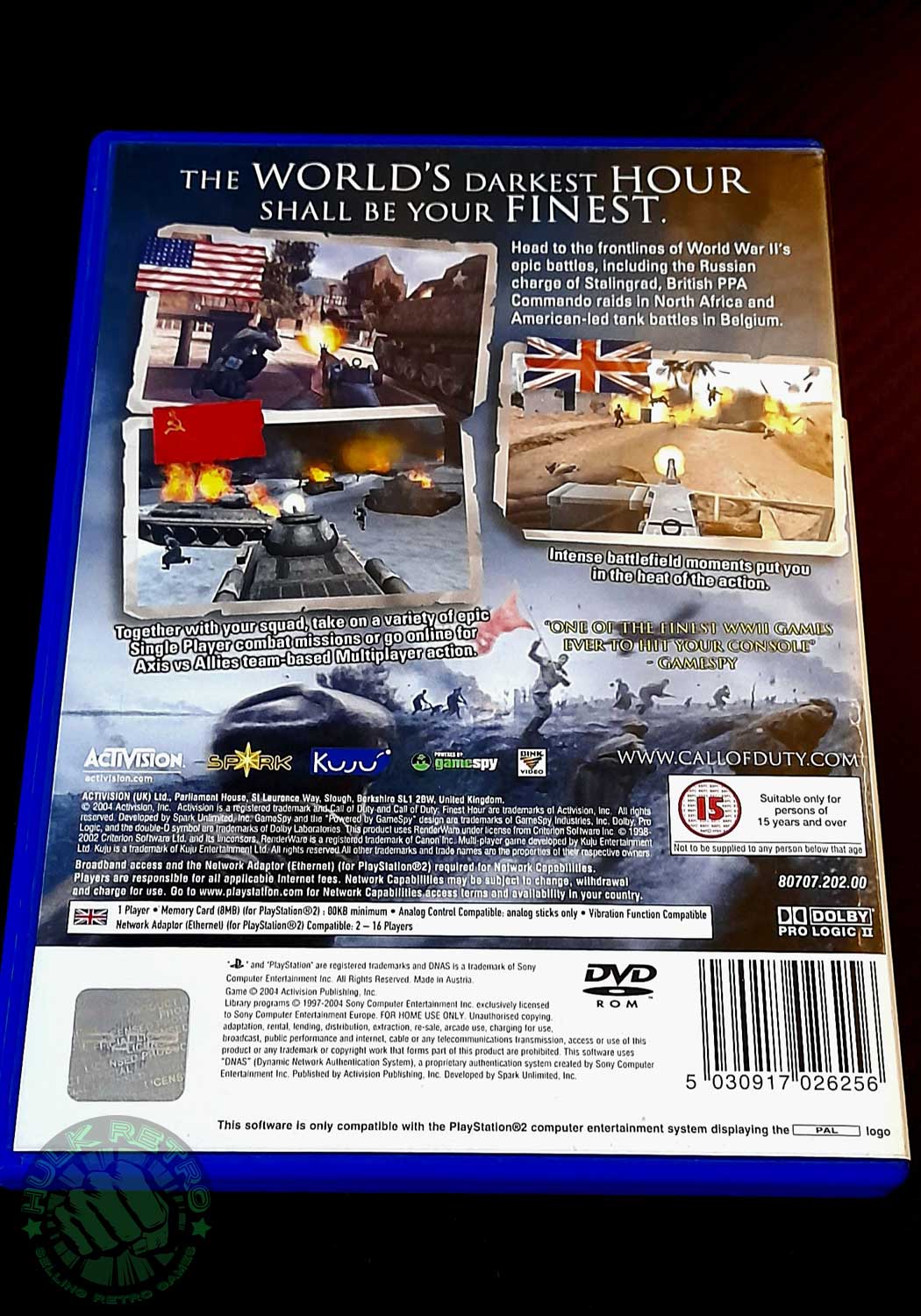 call of duty: finest hour call of duty: finest hour