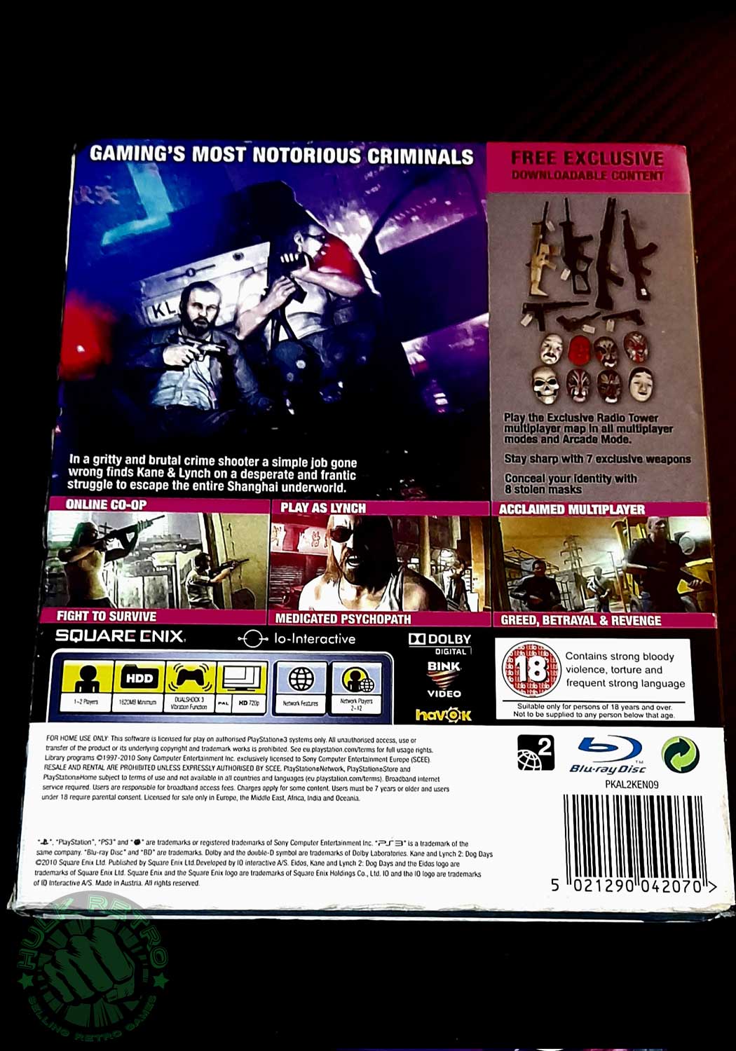 kane & lynch 2: dog days (limited edition) kane & lynch 2: dog days (limited edition)