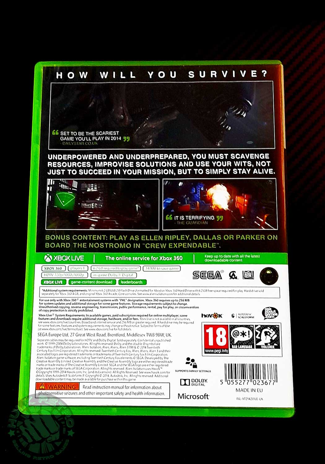alien: isolation nostromo edition alien: isolation nostromo edition