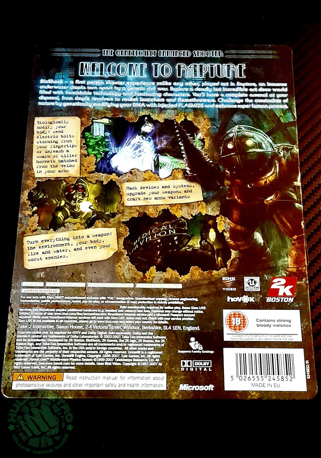 bioshock steelbook bioshock steelbook
