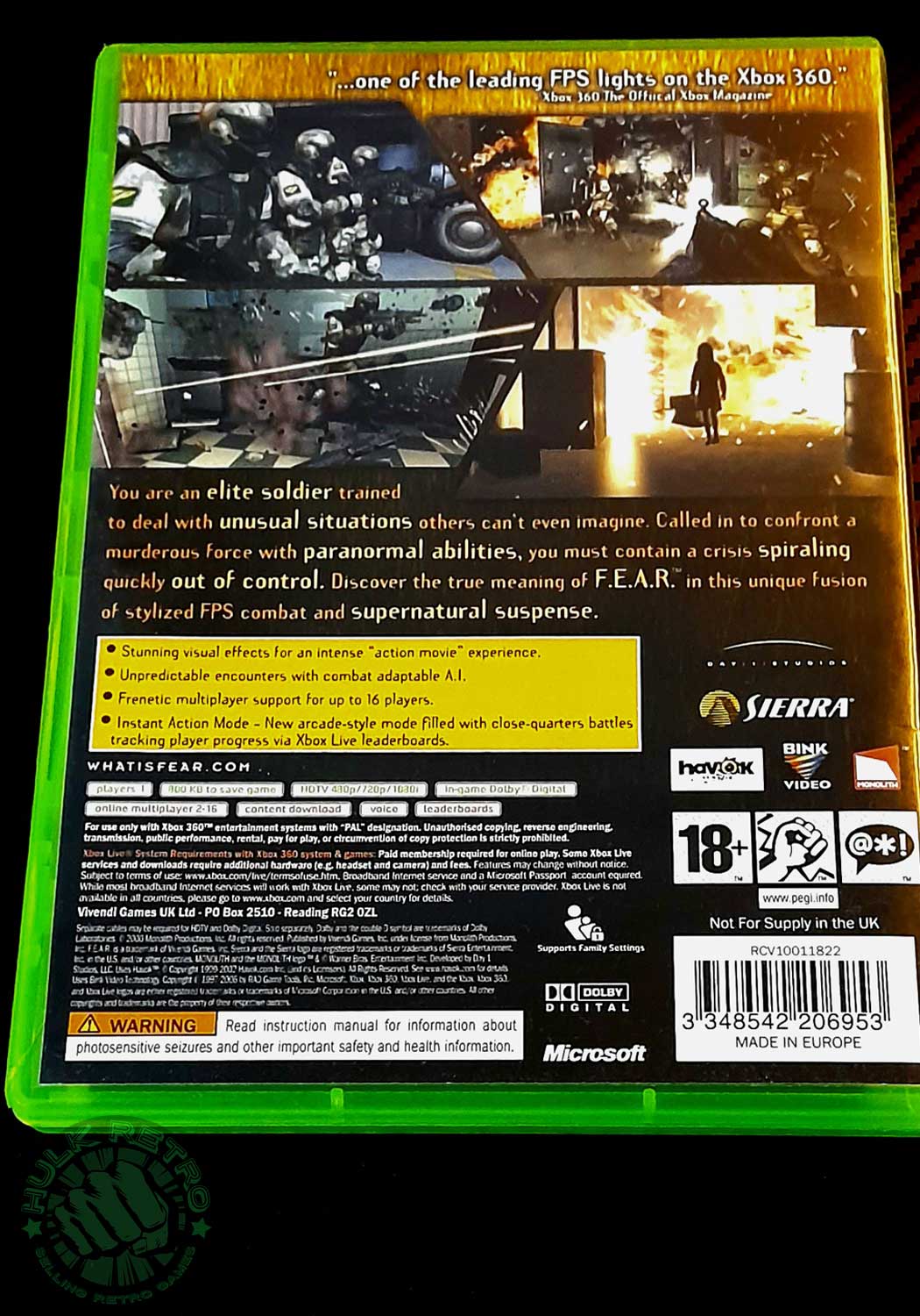 f.e.a.r.: first encounter assault recon f.e.a.r.: first encounter assault recon